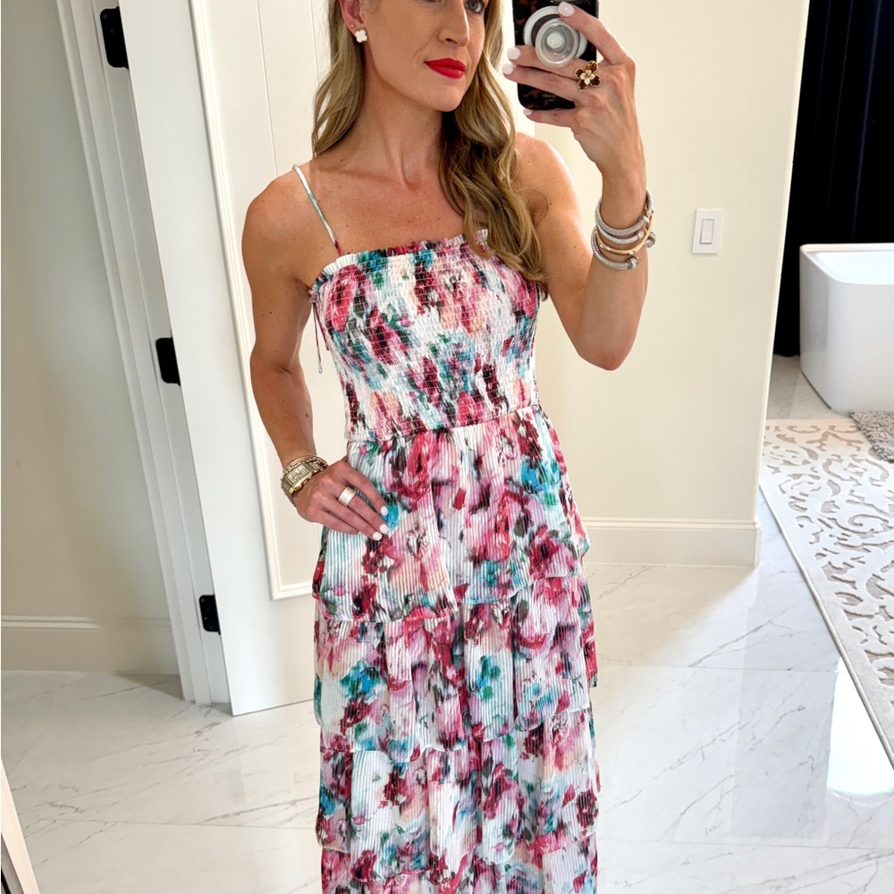 Socialite Multicolor Floral Maxi Dress